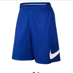 Nike Dri FIT blue basketball shorts